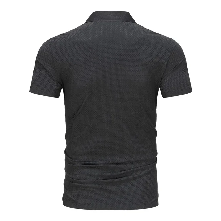 T-Shirt Polo in Bambù Traspirante