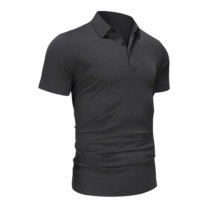 T-Shirt Polo in Bambù Traspirante