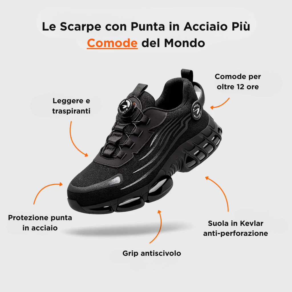 Minesoya™ Scarpe da Lavoro Confortevoli