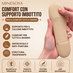 Minesoya™ Calzini Invisibili con Cuscinetto Plantare