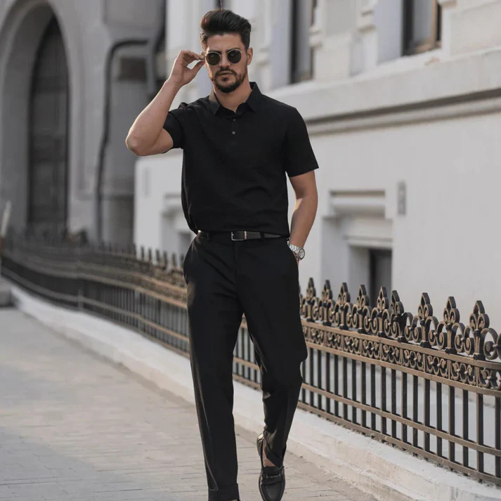Minesoya™ Polo Uomo in Bamboo Traspirante