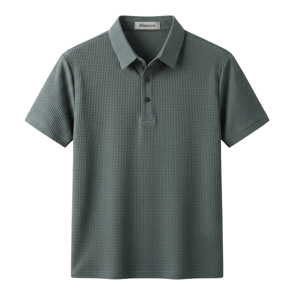 Minesoya™ Polo Uomo in Bamboo Traspirante