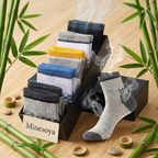 Minesoya™ Calze in Bamboo Traspiranti | 5 Paia