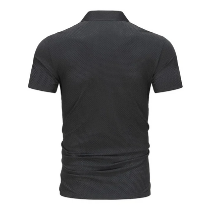 T-Shirt Polo in Bambù Traspirante