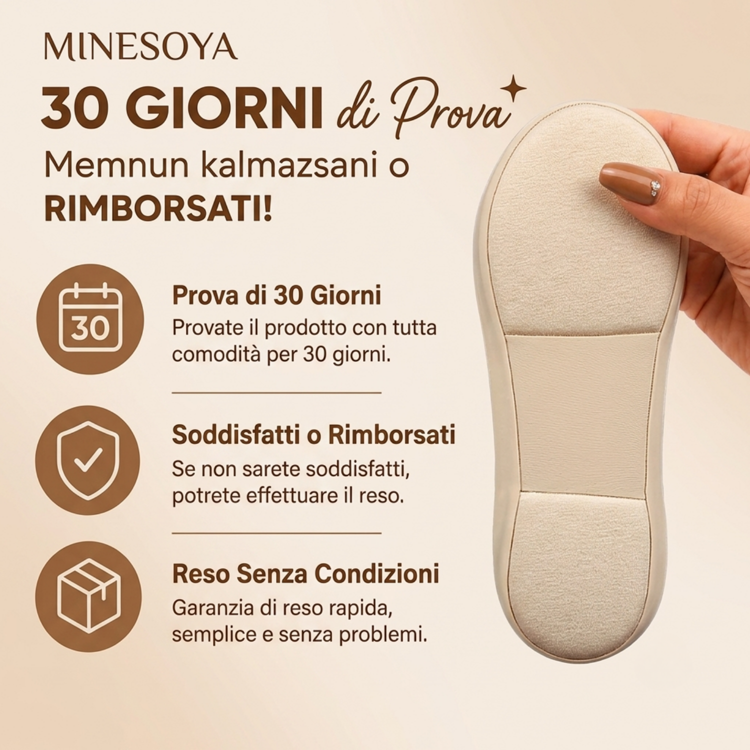 Minesoya™ Calzini Invisibili con Cuscinetto Plantare