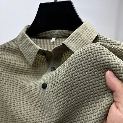T-Shirt Polo in Bambù Traspirante