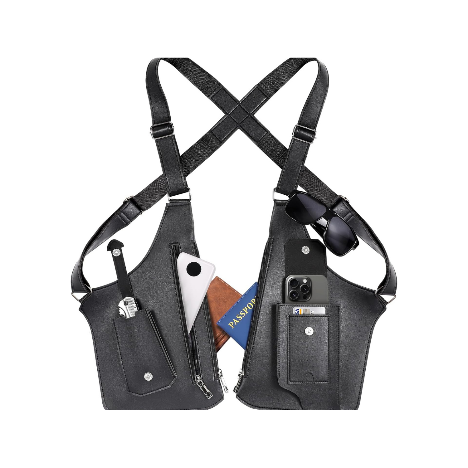Minesoya® Borsa Sottobraccio Antifurto