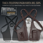 Minesoya® Borsa Sottobraccio Antifurto