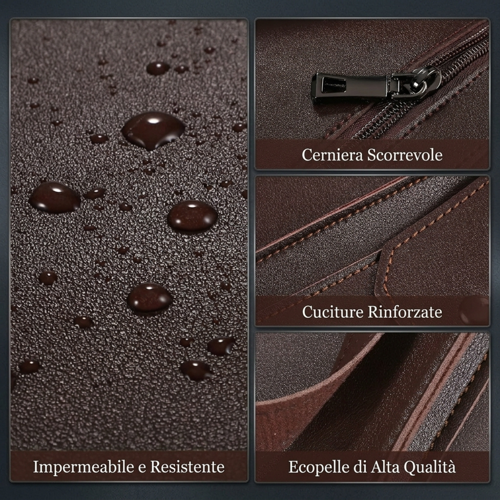 Minesoya® Borsa Sottobraccio Antifurto