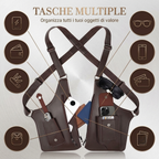 Minesoya® Borsa Sottobraccio Antifurto